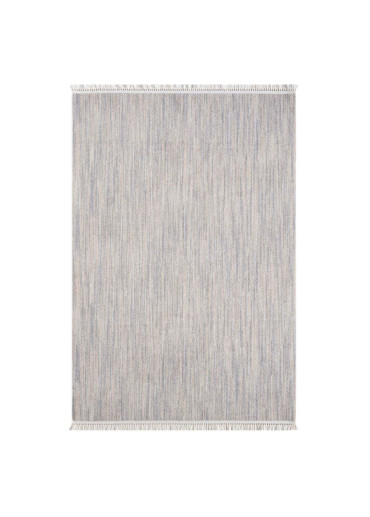 Tapis uni effet laine gris TANGER 52