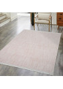 Tapis uni effet laine rose TANGER 52