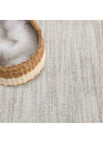 Tapis uni effet laine taupe TANGER 52