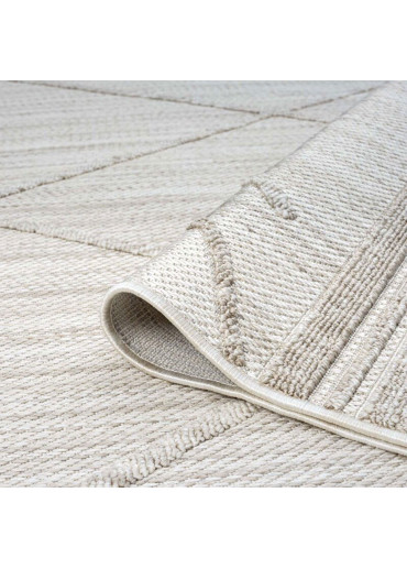 Tapis uni effet laine berbère beige TANGER 31