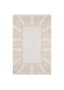 Tapis uni effet laine rose TANGER 152