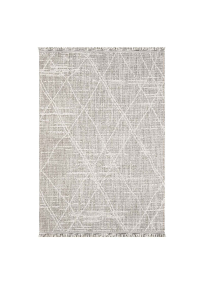 Tapis uni effet laine berbère beige TANGER 62