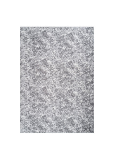 Tapis lavable à motifs gris...