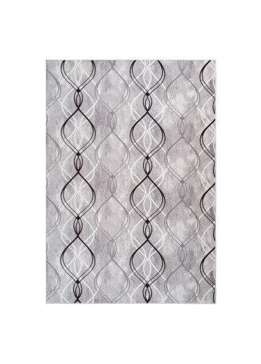 Tapis lavable à motifs gris - SOFT 39