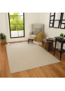 Tapis lavable uni beige - VEGAS