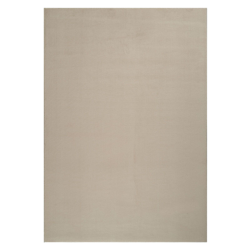 Tapis lavable uni beige - VEGAS