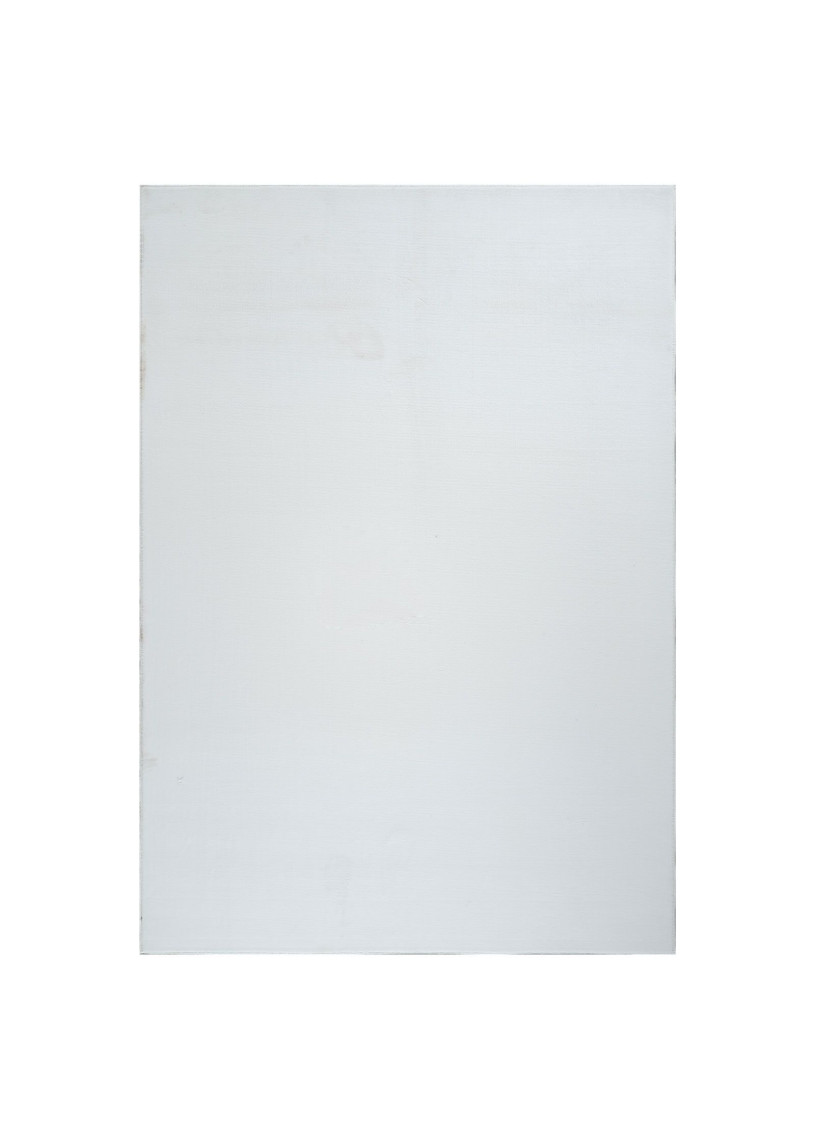 Tapis lavable uni blanc - VEGAS