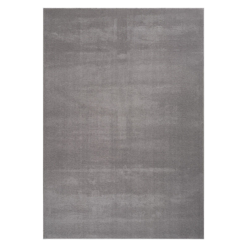 Tapis lavable uni gris - VEGAS