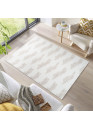 Tapis lavable à motifs marron SOFT 98