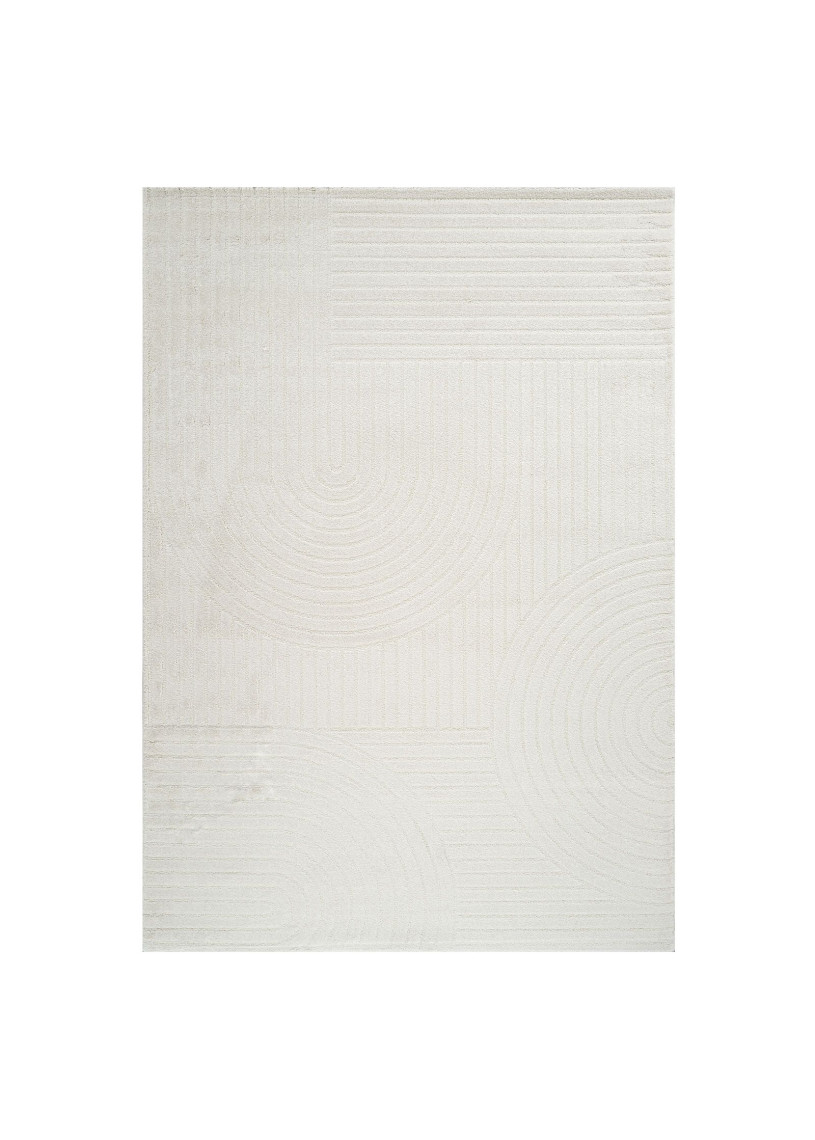 Tapis moderne arc crème - ELA 27