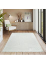 Tapis moderne arc crème - ELA 27