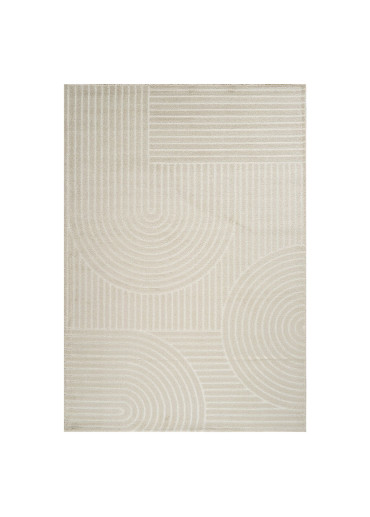 Tapis moderne arc beige - ELA 27