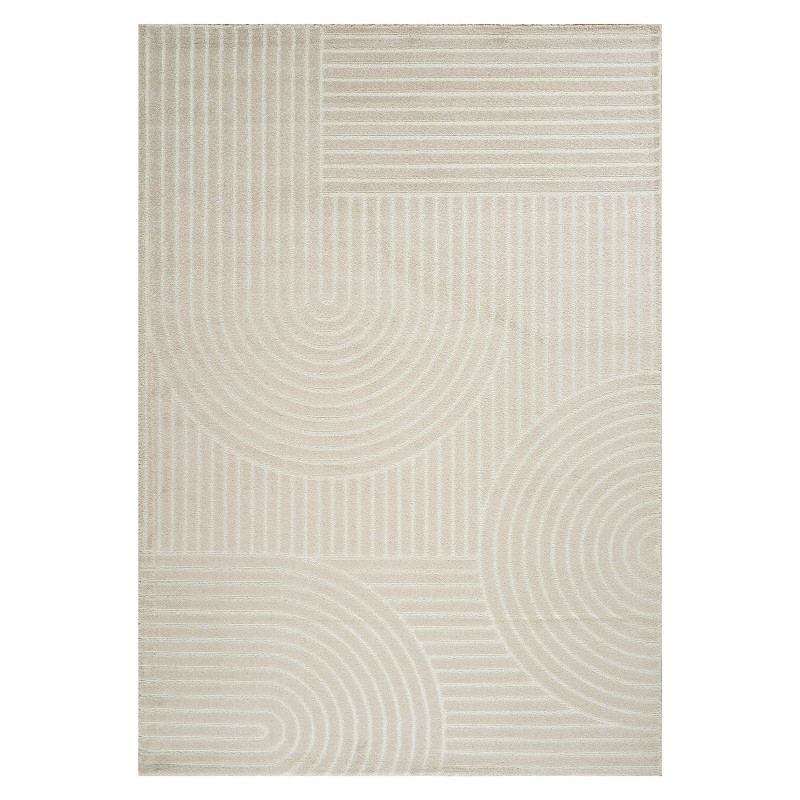 Tapis moderne arc beige - ELA 27