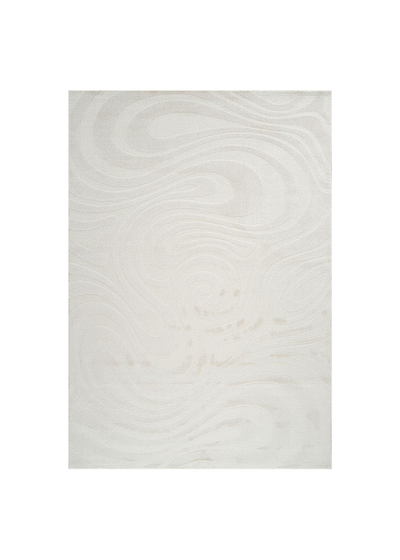 Tapis abstrait crème - ELA 21