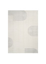 Tapis moderne arc crème gris - ELA 20