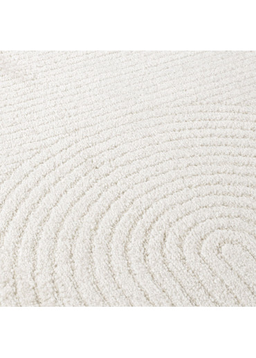 Tapis moderne arc crème - ELA 20