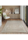 Tapis abstrait beige - ELA 71