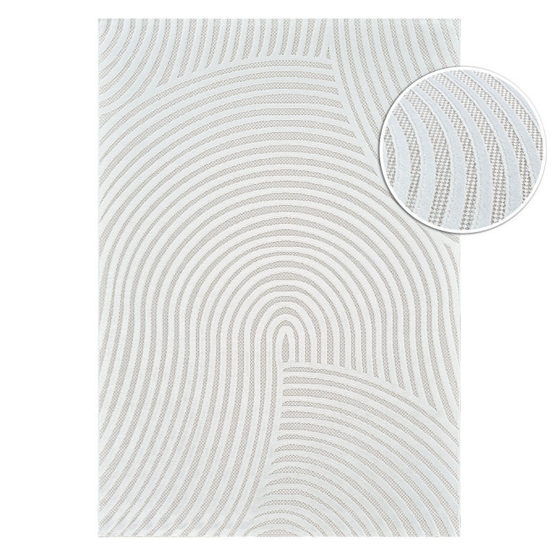 Tapis arc blanc cassé MALDIVES 40