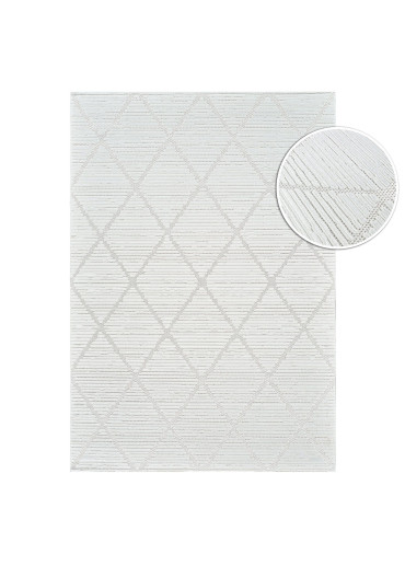 Tapis scandinave blanc cassé MALDIVES 21