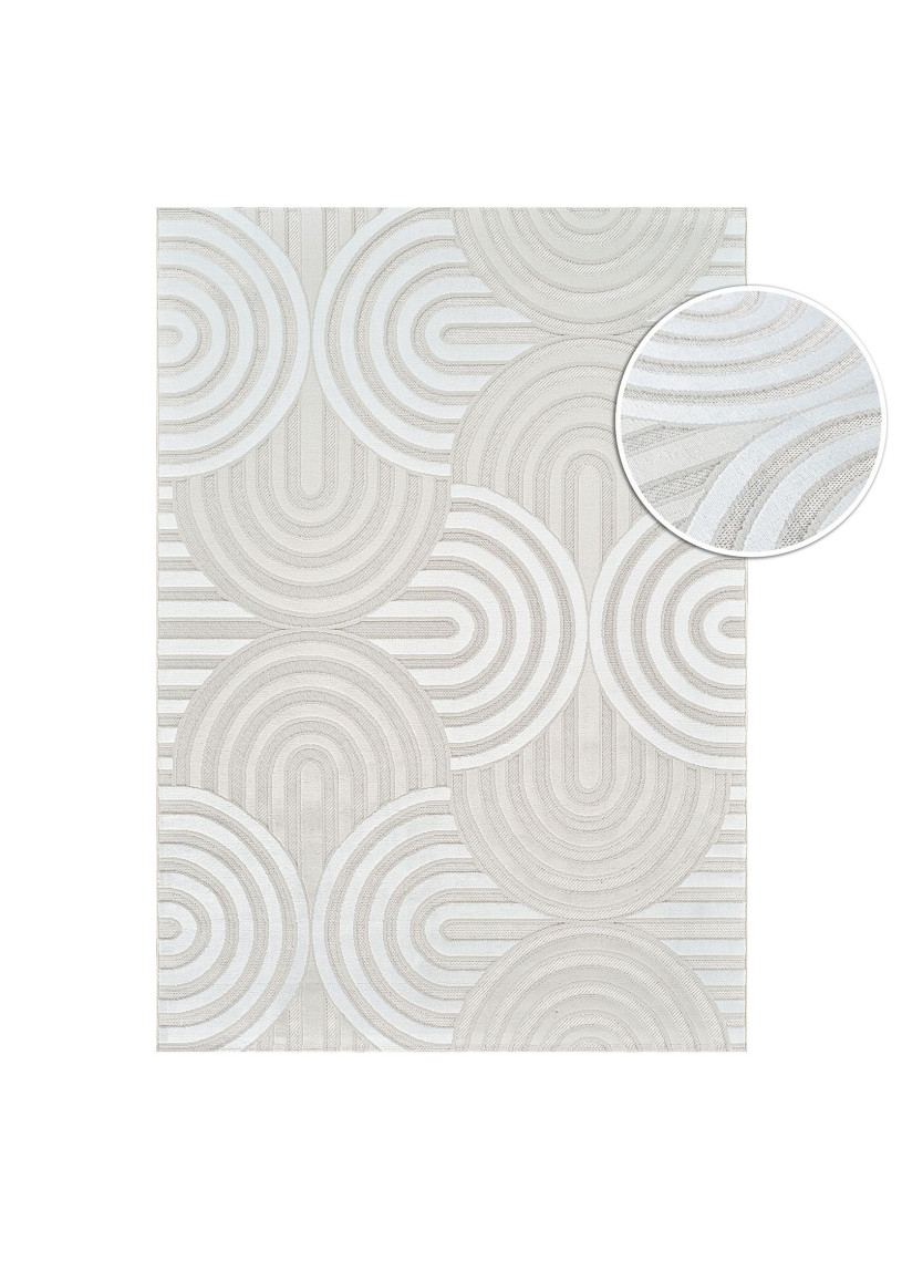 Tapis arc crème beige MALDIVES 10