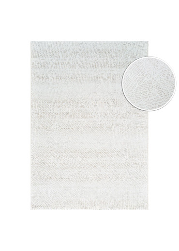 Tapis moderne crème beige -...