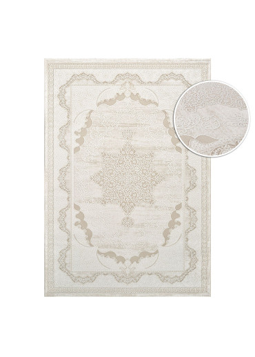 Tapis oriental crème -...