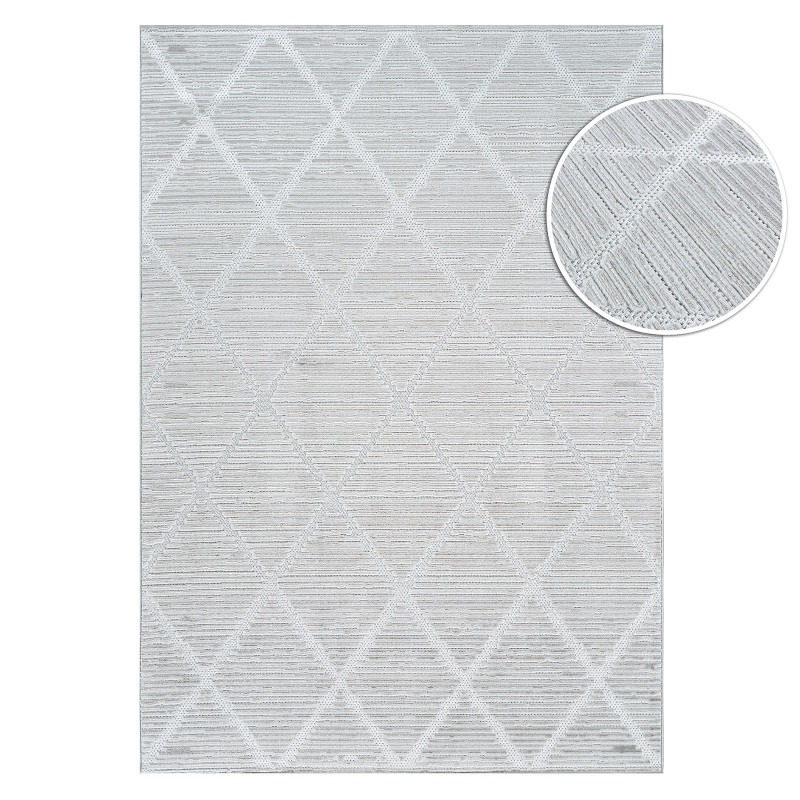 Tapis scandinave gris MALDIVES 21