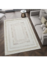 Tapis cadre crème beige - TUNIS 41