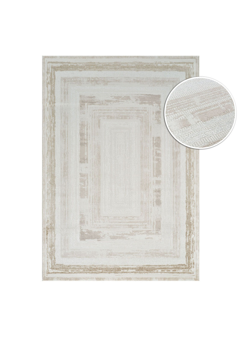 Tapis cadre crème beige - TUNIS 41