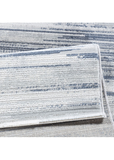 Tapis abstrait gris bleu - TUNIS 33