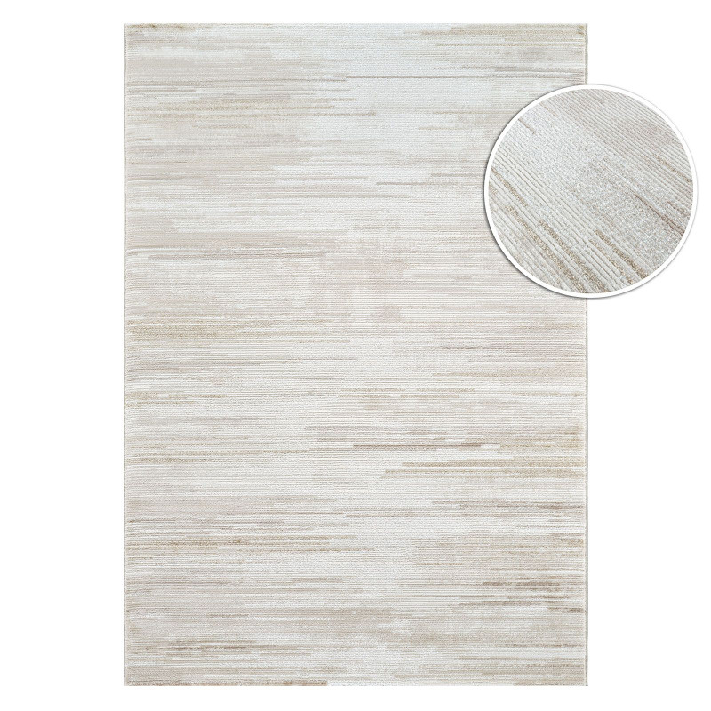 Tapis abstrait beige - TUNIS 33