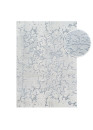 Tapis abstrait gris bleu - TUNIS 97