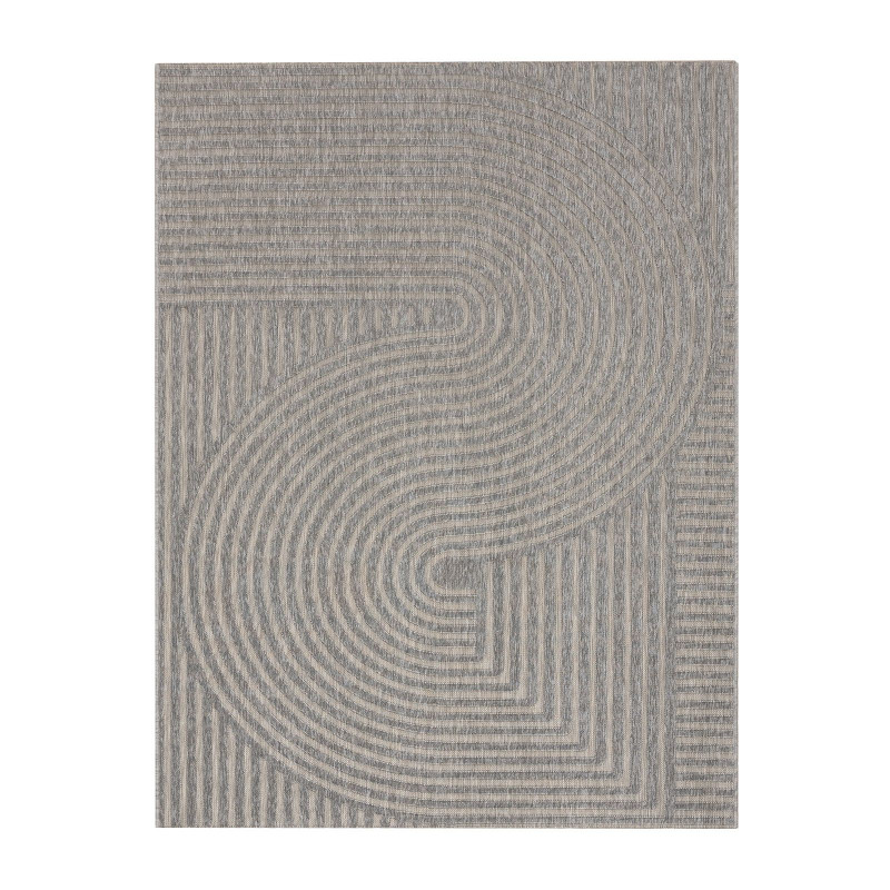 Tapis extérieur intérieur arc gris - BODRUM 27