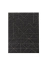 Tapis extérieur intérieur géométrique noir - BODRUM 26