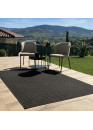 Tapis extérieur intérieur arc noir - BODRUM 27