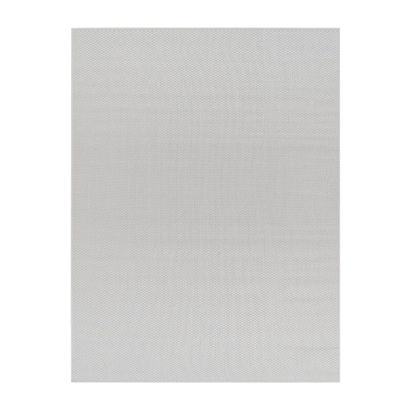 Tapis extérieur intérieur effet jute blanc CARACAS 65