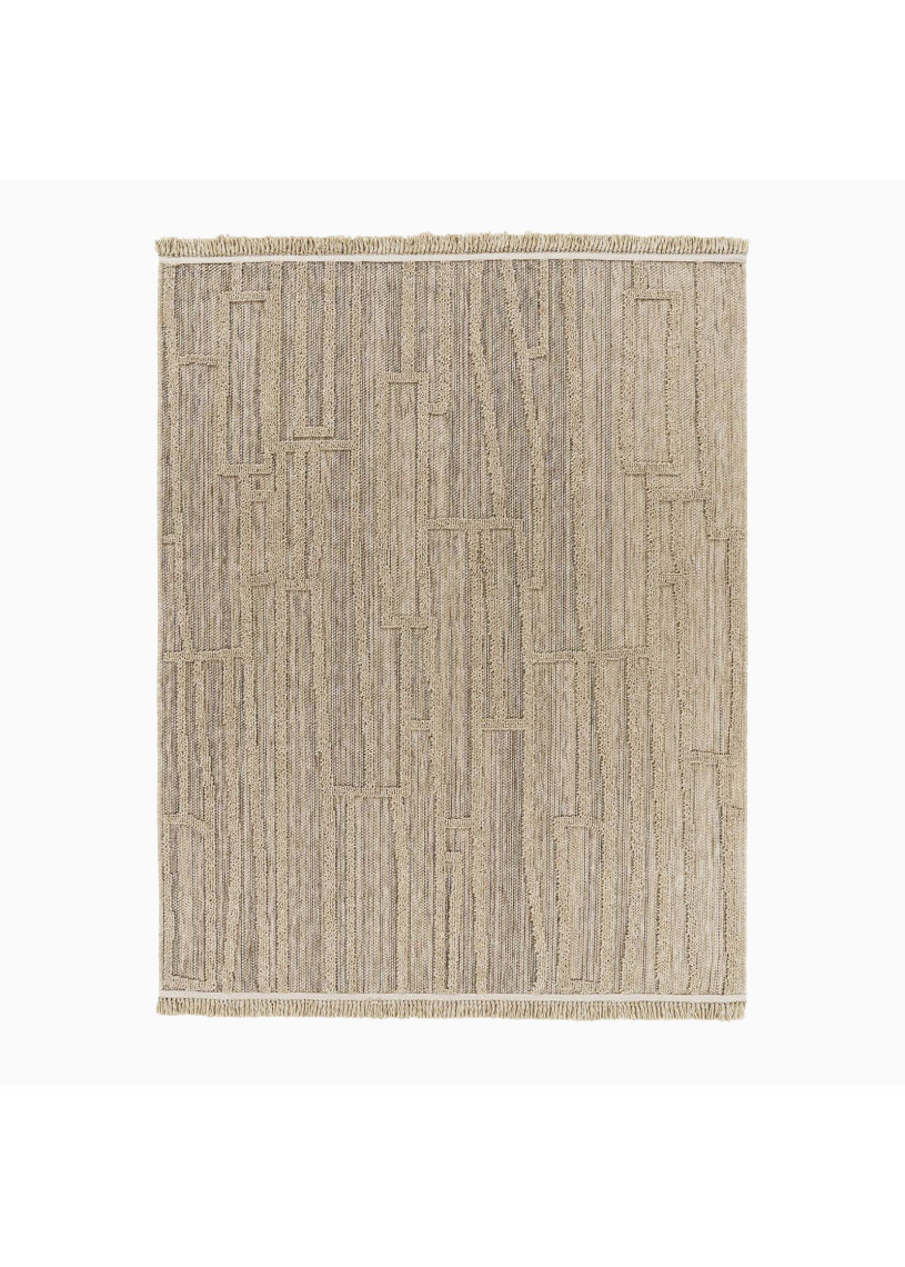 Tapis extérieur intérieur effet jute géométrique CASSIS 99