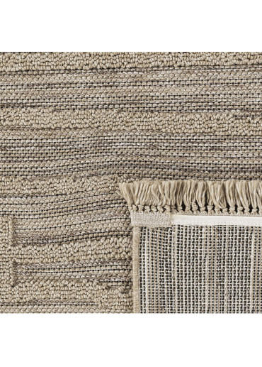 Tapis extérieur effet intérieur jute géométrique CASSIS 99