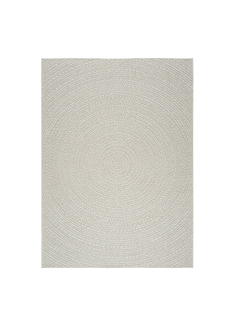 Tapis extérieur effet intérieur jute crème KENZY 04