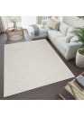 Tapis extérieur effet intérieur jute crème KENZY 04