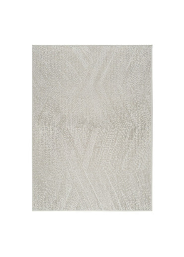 Tapis extérieur effet intérieur jute crème KENZY 02