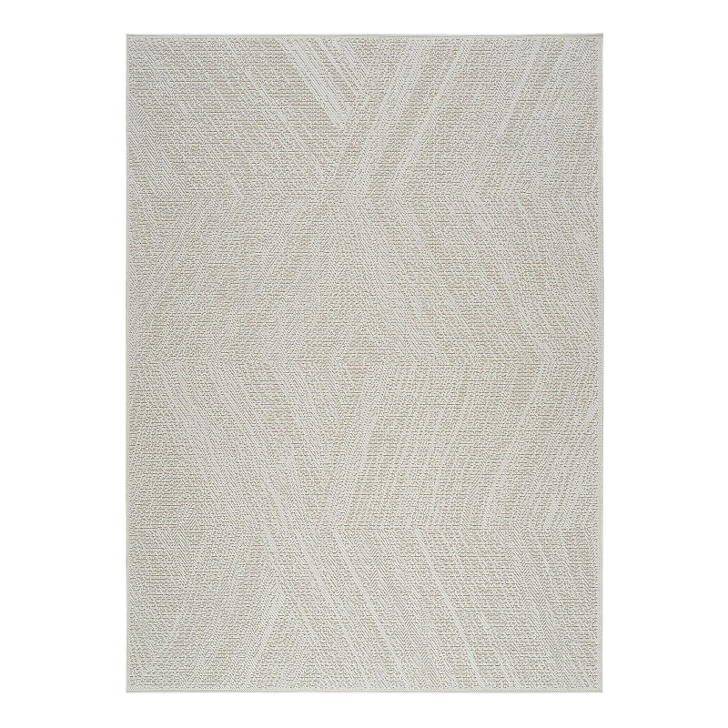 Tapis extérieur effet intérieur jute crème KENZY 02