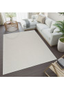 Tapis extérieur effet intérieur jute crème - KENZY 20