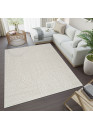 Tapis extérieur intérieur effet jute crème - KENZY 06