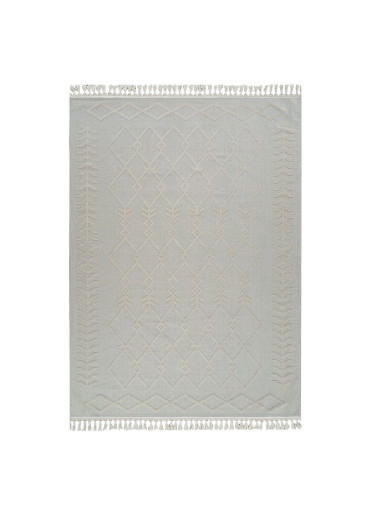 Tapis en coton berbère crème MILAS 21