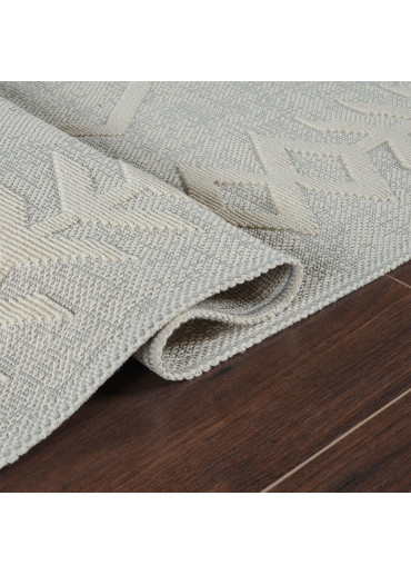 Tapis en coton berbère crème MILAS 21