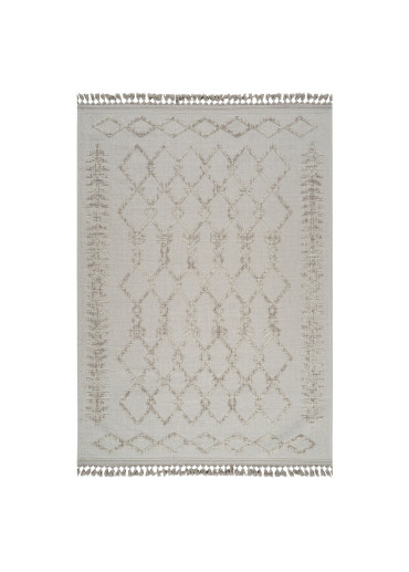 Tapis en coton berbère crème beige MILAS 21