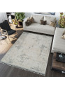 Tapis en coton abstrait gris MILAS 20