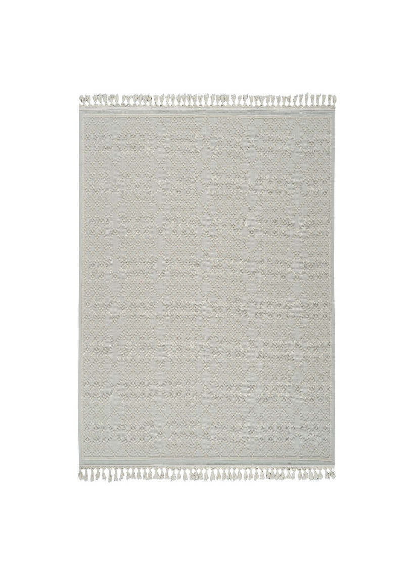 Tapis en coton berbère crème MILAS 02