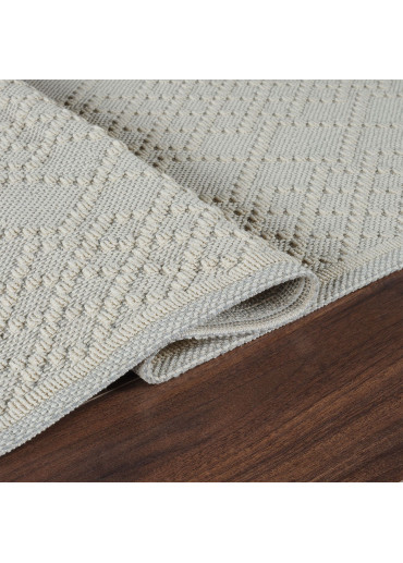 Tapis en coton berbère crème MILAS 02